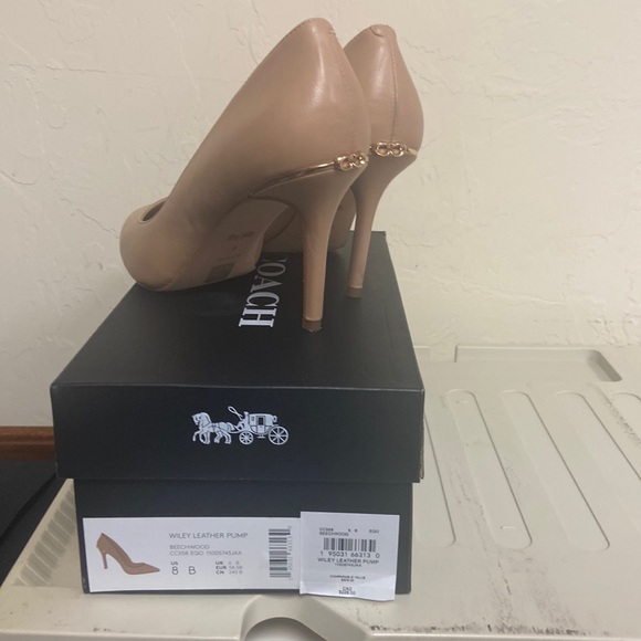Coach Shoes Coach Wiley Leather Pump Poshmark